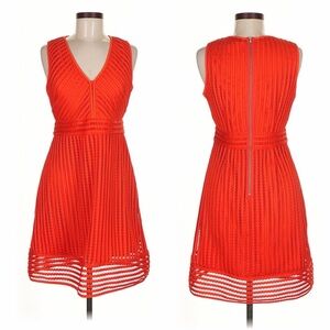 J. Crew Vibrant Orange Sleeveless Dress